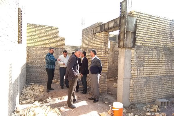 In the process of building 80 residential units in the rural orphans of Khuzestan province (saye-e-Rezvan project), and following the recent visit by the managing director of Ashraf Al-Anbia,