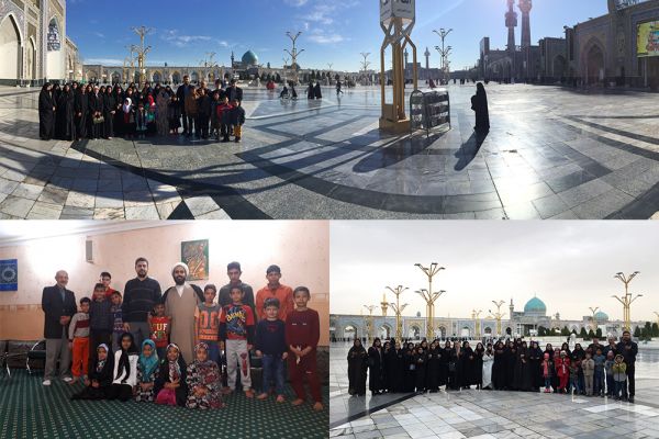 With the grace of God and special attention of Imam Reza (as) , 900 orphans and disadvantaged and vulnerable groups from different parts of Tehran, Hormozgan