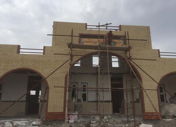 روند ساخت و آیین افتتاح مدرسه 6 کلاسه زنده یاد ایثارگر آقاهادی روستای گودو شهرستان میناب استان هرمزگان-Ashraf Al-Anbia Charity Institute (PBUH)