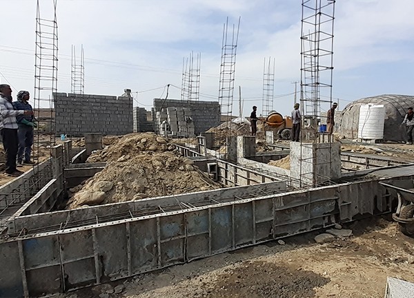 روند عملیات عمرانی پروژه 114 واحد مسکن ایتام روستایی استان هرمزگان (فاز ششم سایه رضوان)-Ashraf Al-Anbia Charity Institute (PBUH)